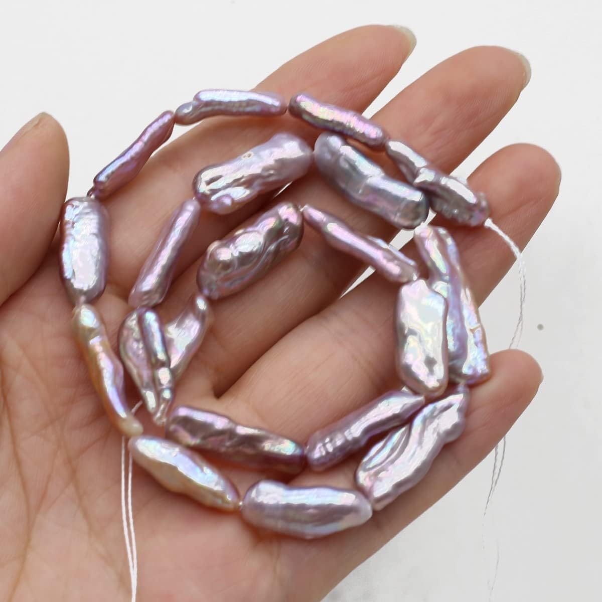 Baroque Pearl Beads Natural Cultured Freshwater Biwa Pearl Loose Bead for DIY Women Pendants Earrings Jewelry Making - Image 5