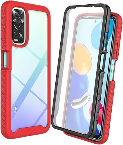 Funda para Xiaomi Redmi Note 11 4G 2201117TYGL Caso, anticaídas y amortiguadoras con protector de pantalla para Xiaomi Redmi Note 11S 4G