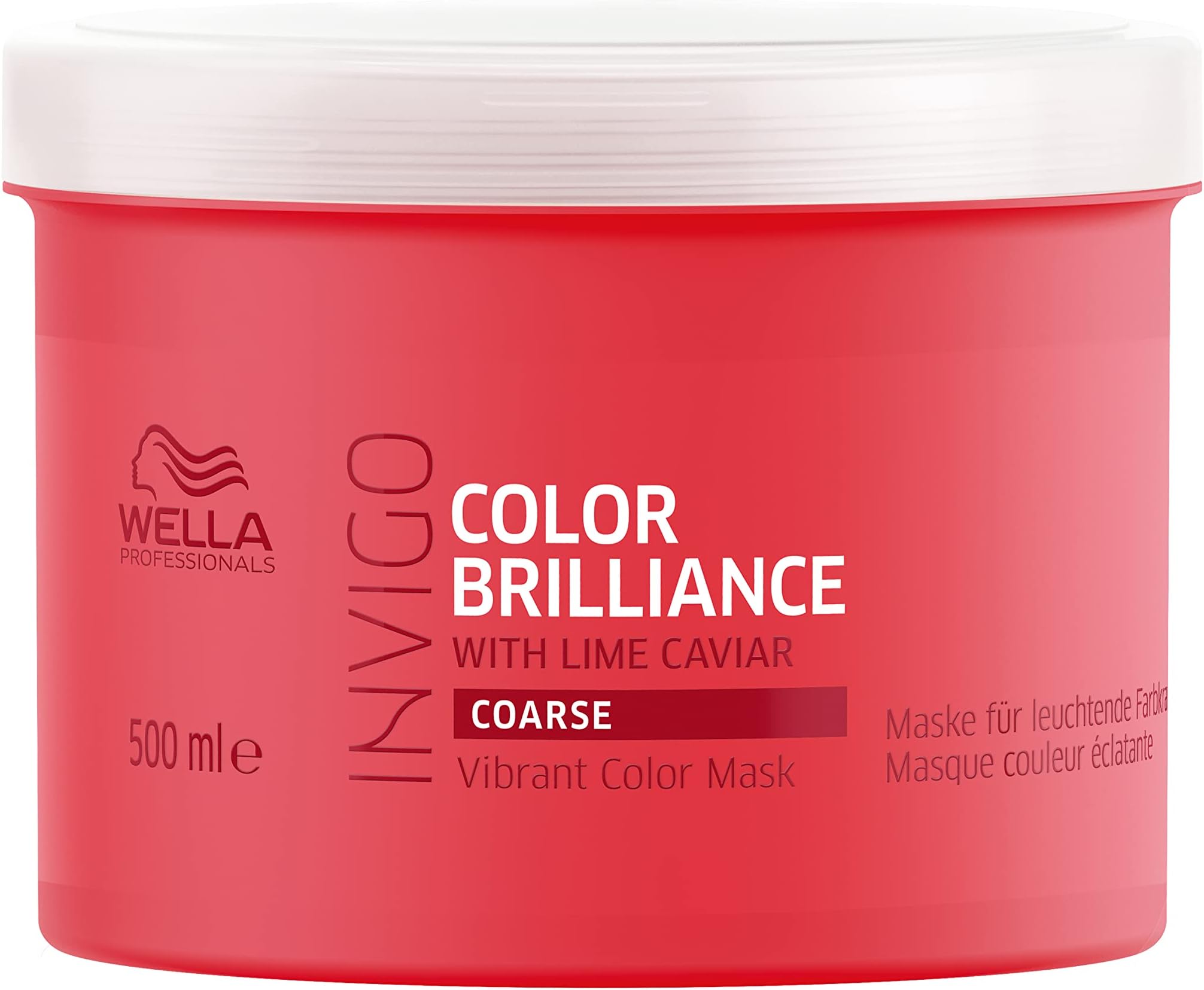 Wella Invigo Colour Brilliance Mask with Lime Caviar for Coarse Hair, 0.5504 kg 8005610633862
