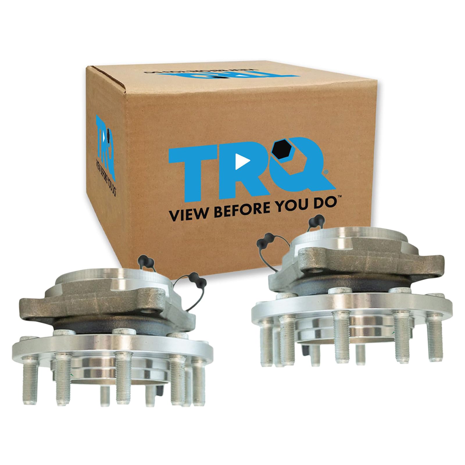 TRQ Front Driver and Passenger Side Wheel Bearing and Hub Assembly Set 2
