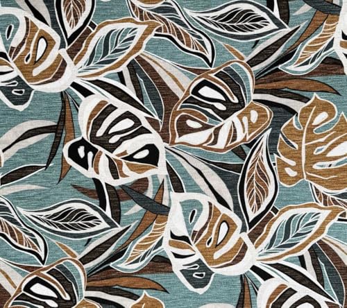 Tela Loneta por Metro – 280 cm de Ancho – Varias medidas (0,5m/1m/3m) y diseños – Ideal para Tapicería, Cojines, Manualidades y Decoración (Anis, 50cm x 280cm)