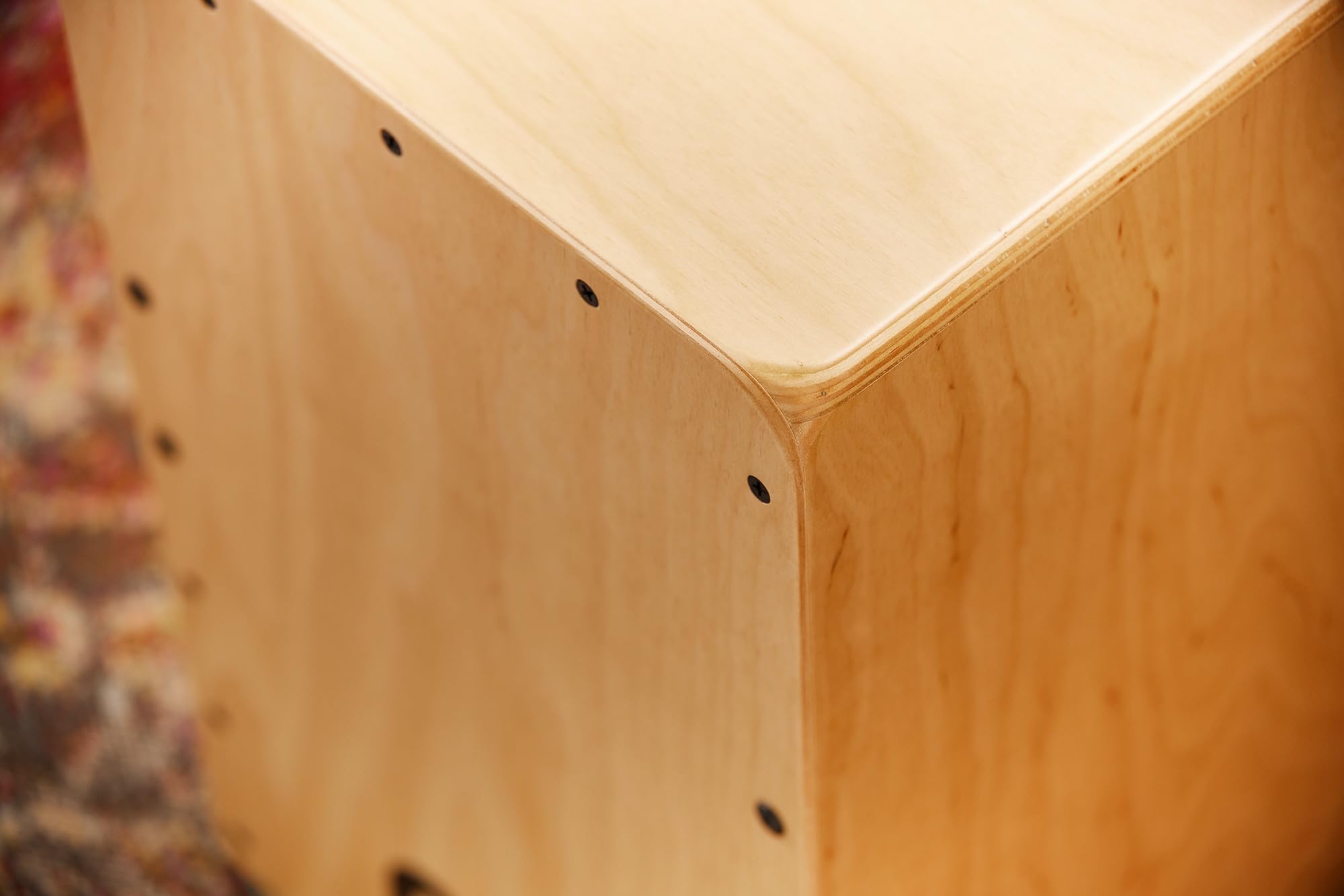 Meinl Percussion Pickup Woodcraft Cajon - Grande Drum Box con Pickup, Rullante e Basso - Superficie di Suono in Betulla del Baltico (PWC100B)