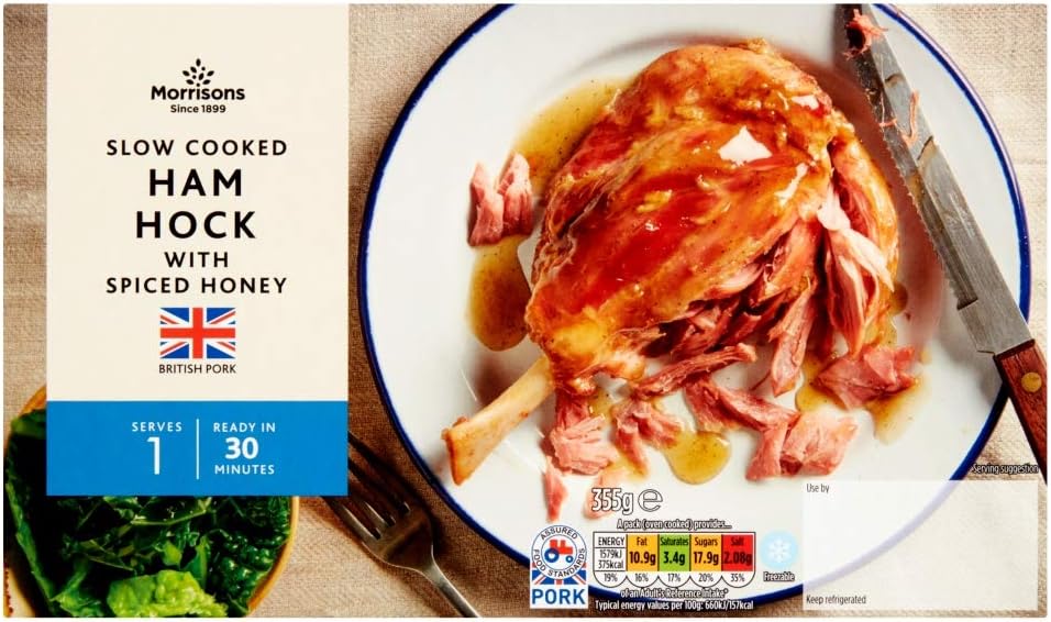 Morrisons Slow Cooked Ham Hock with Spiced Honey, 355g Amazon.co.uk