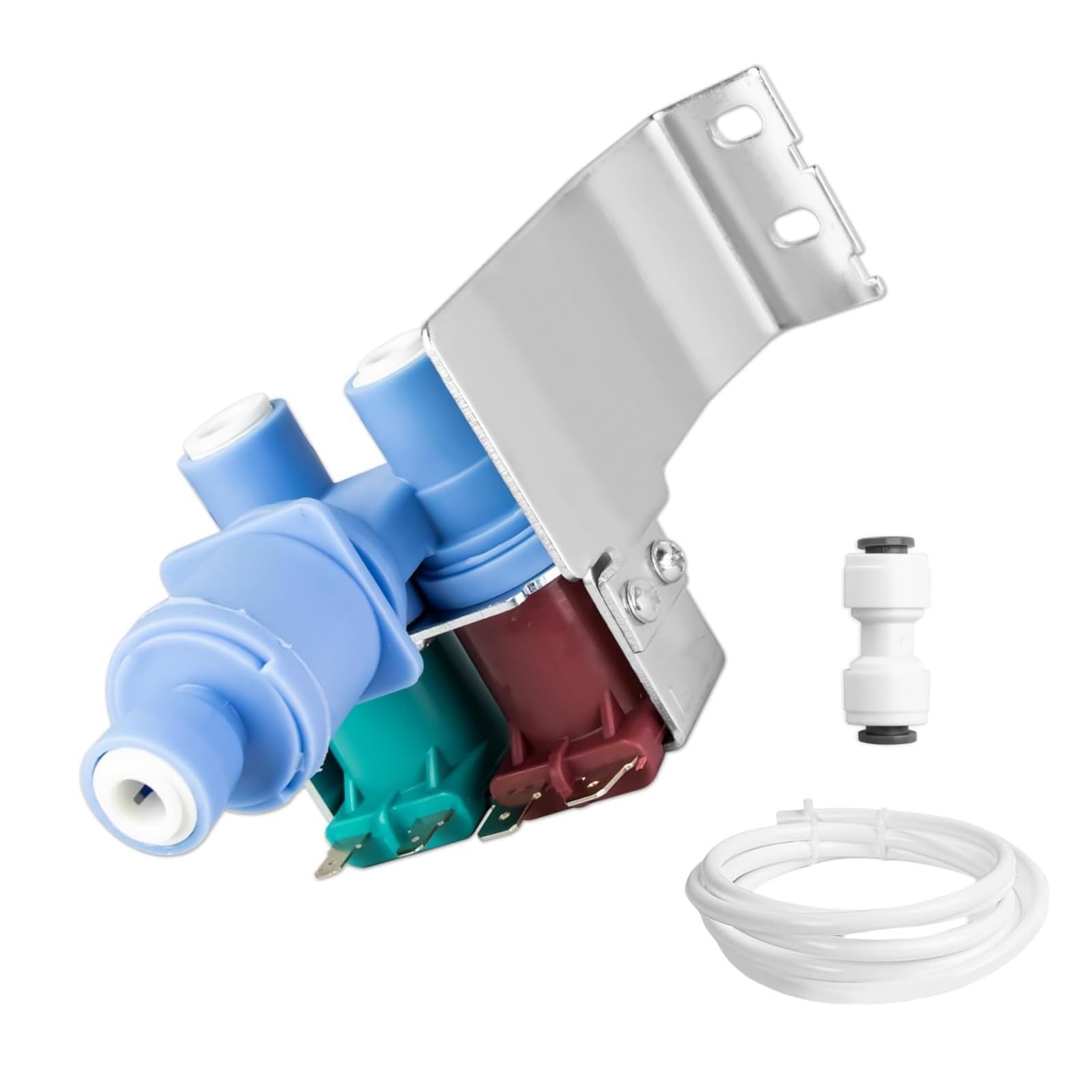 Woedpez Water Flows Management Part for Refrigerators Leakage Efficient Installation Metal Combination Fridge Replacement Part
