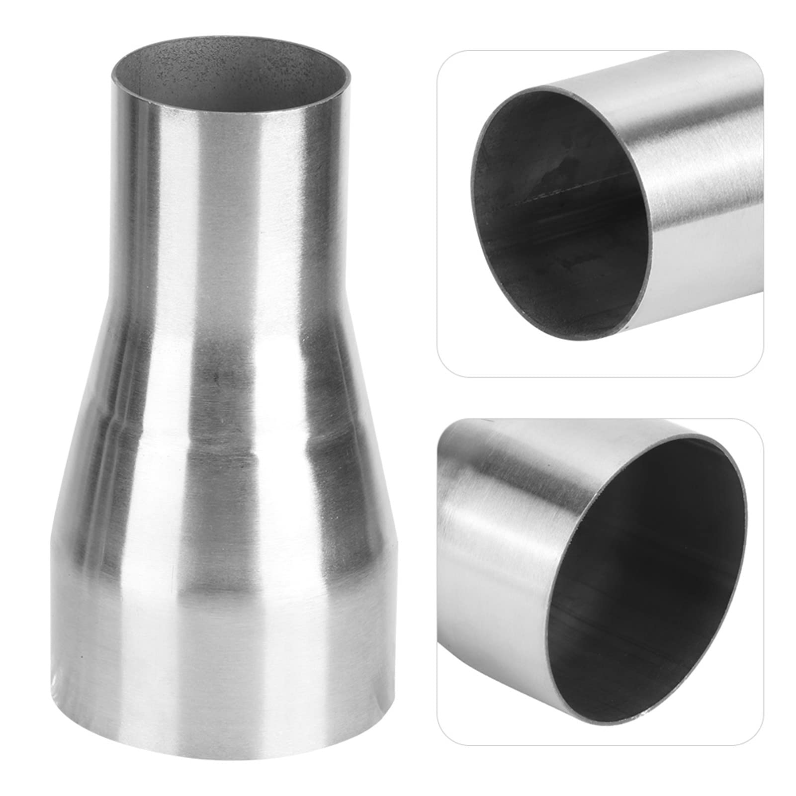 Parte Modificata del Riduttore Dell'adattatore del Tubo di Scarico del Connettore del Tubo di Scarico Universale Nuovo Ed Efficiente Al (51MM / 63MM)(51-76MM)