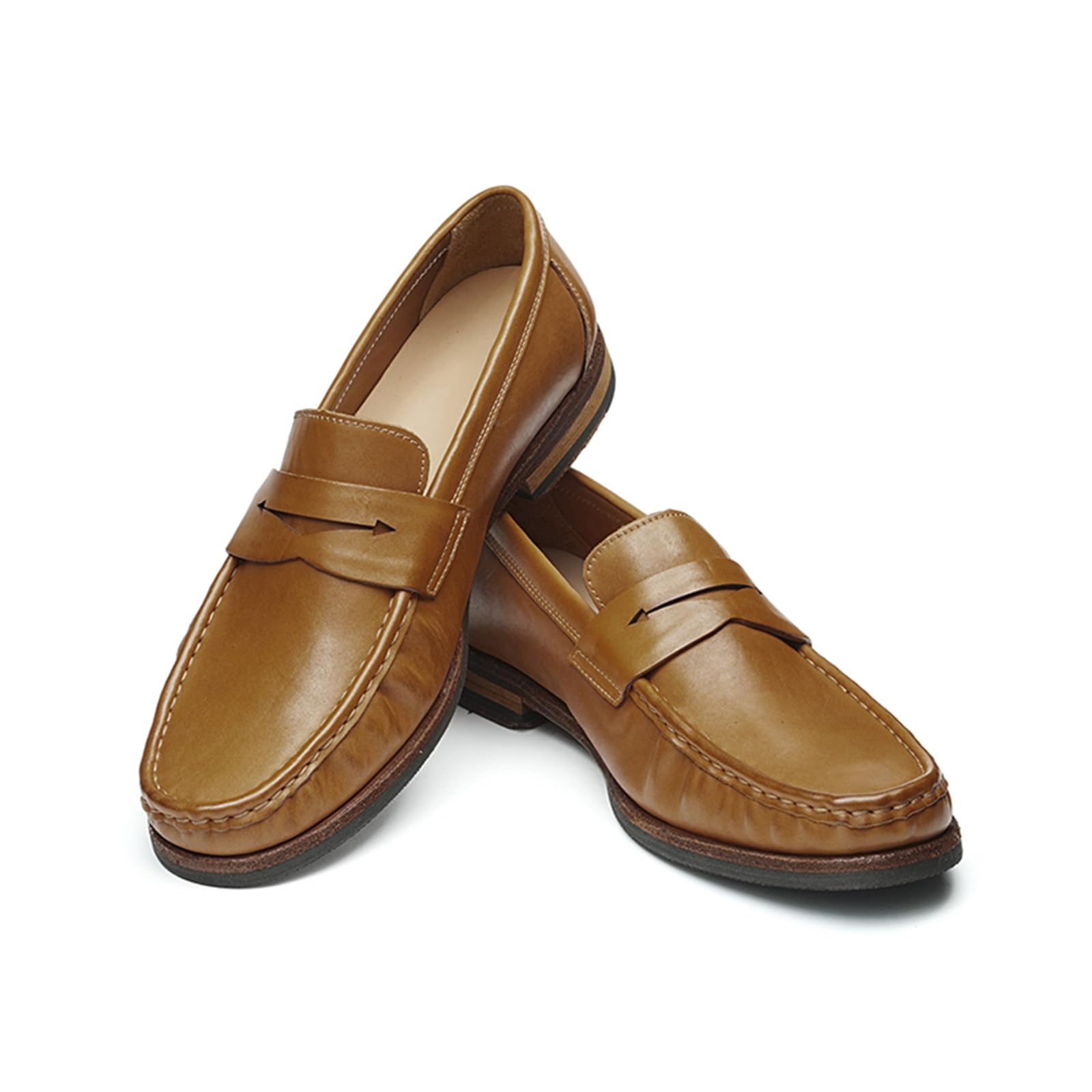 Mocasines de Cuero para Hombre Zapatos de Negocios de Fiesta de Bodas de conducción Formal