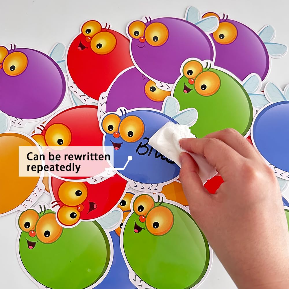Lachilly Dry Erasable Fly Cards Set, Montessori Teaching Aids, DIY Educational Learning Game for Kindergarten Classroom, Math Game, Sight Words Game, Quick Response Funny Learning - Image 4