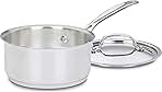 Cuisinart 1.5 Quart Saucepan w/Cover, Chef's Classic Stainless Steel Cookware Collection, 719-16