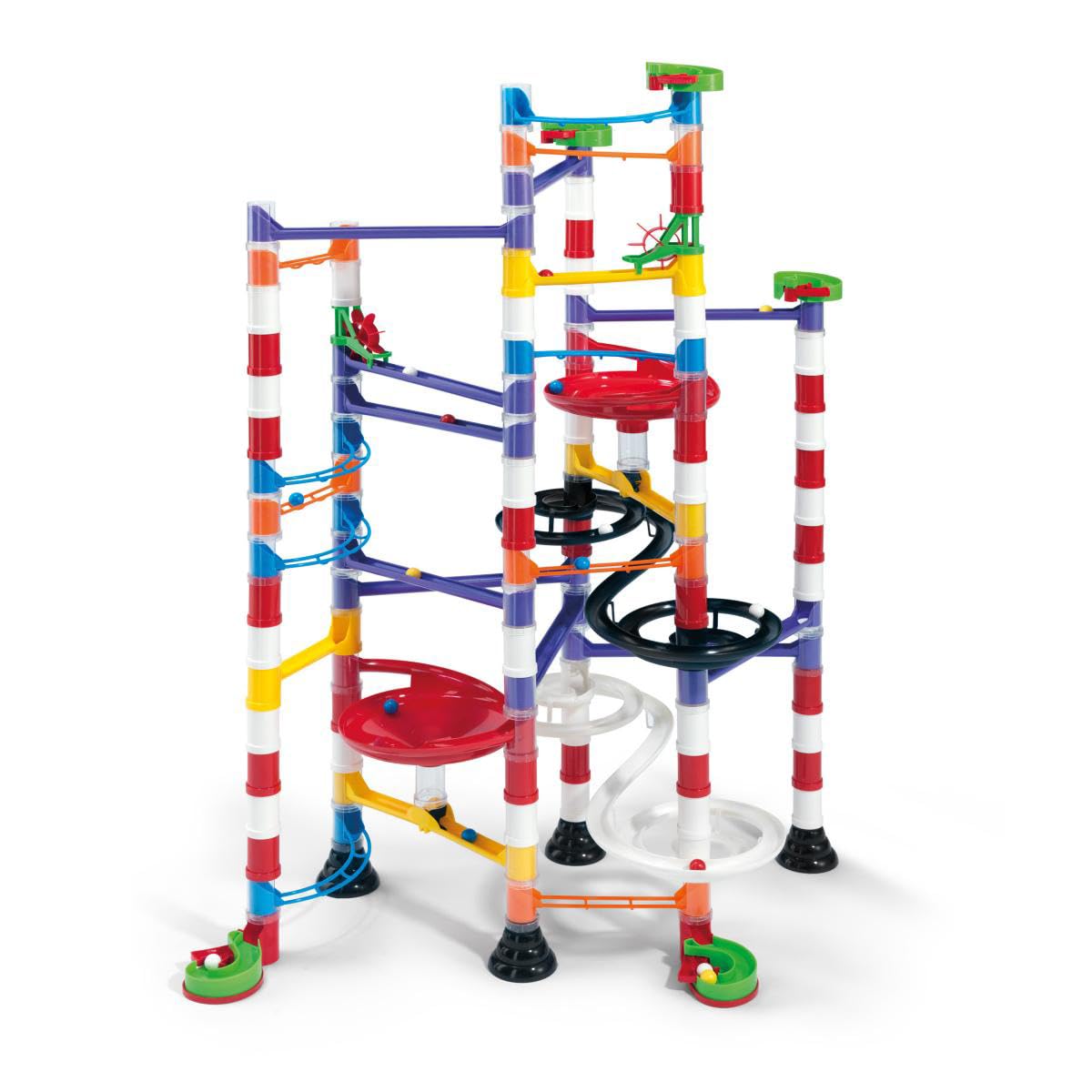 Quercetti Migoga Marble Run Basic, Pista Biglie per Bambini 4-10 Anni, 45 Pezzi, Costruzioni per Bambini, Gioco Educativo e Creativo, Made in Italy