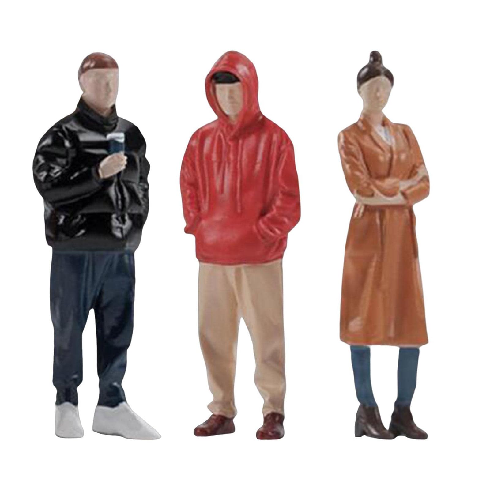 Figurines miniatures 1/32 en résine incassable pour décors réalistes
