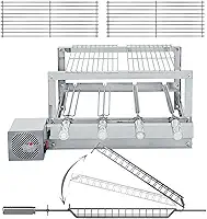 Churrasqueira Grill Inox - Artinox Grill - 4 Espetos Giratórios + 2 Grelhas Móveis + Grelha Giratória Peixe/Frango