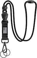 Vista 10 de DAYGOS Cordones de seguridad desmontables para insignias de identificación - Cordón de llaves con bandera de EE. UU., cordón de cuello ajustable