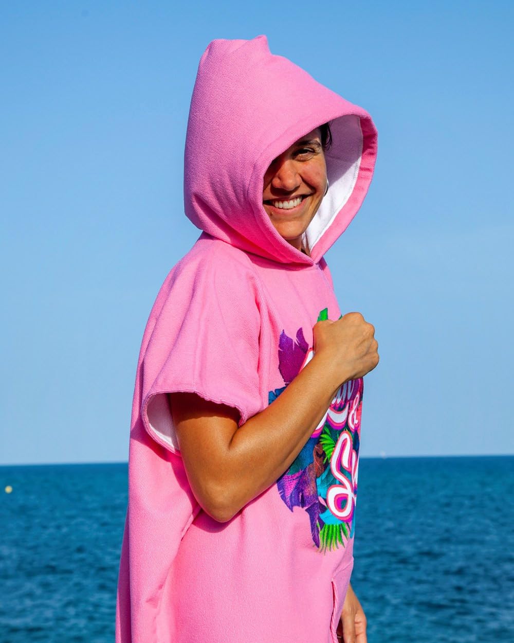 Poncho De Bain à Séchage Rapide - Microfibre - Taille Unique - Pour Surf, Natation, Plage