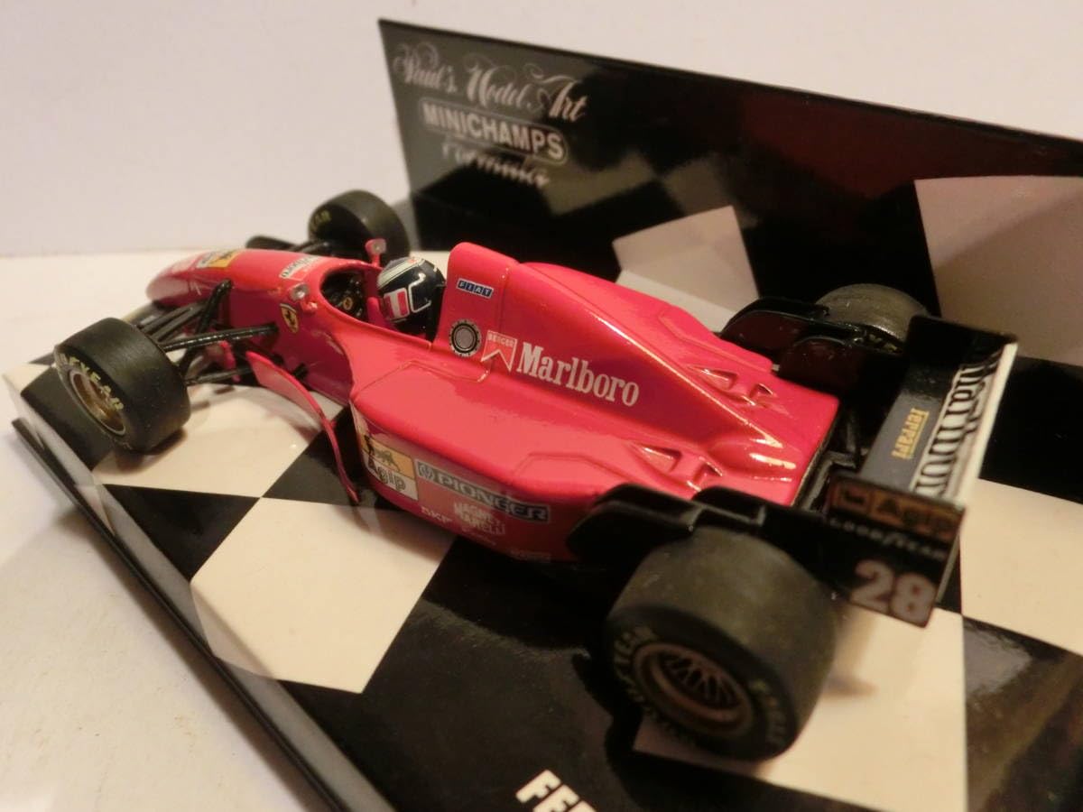 Amazon | PMA製 1/43 フェラーリ 412 T2 ＃28 ゲルハルト・ベルガー