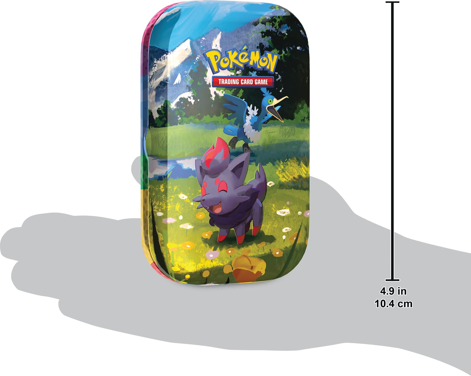 Pokémon: miniscatola da collezione Espansione Megaevoluzione - Ascesa Eroica (Zorua e Cramorant) del GCC Pokémon (1 foglio con adesivi, 1 carta illustrazione della miniscatola e 2 buste espansione)