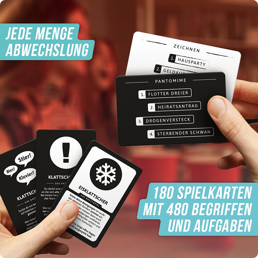DENKRIESEN Party Pack 2 | SLV Rotlicht & Klattschen Brettspiel