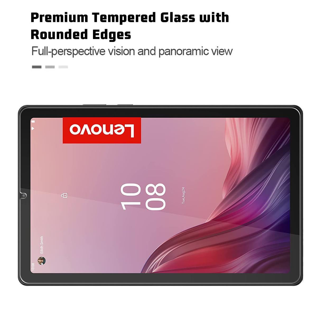 LEEBOSS Screen Protector for Lenovo Tab M9 (2023) 9.0 inch Release TB310FU, High Definition Clear Tempered Glass Screen Film [2 Pack]