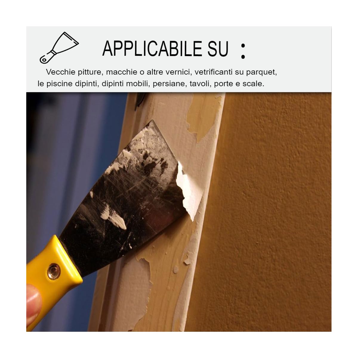 Detergente decapante, Sverniciante per vernici e smalti su legno - 1 L - ARCANE INDUSTRIES