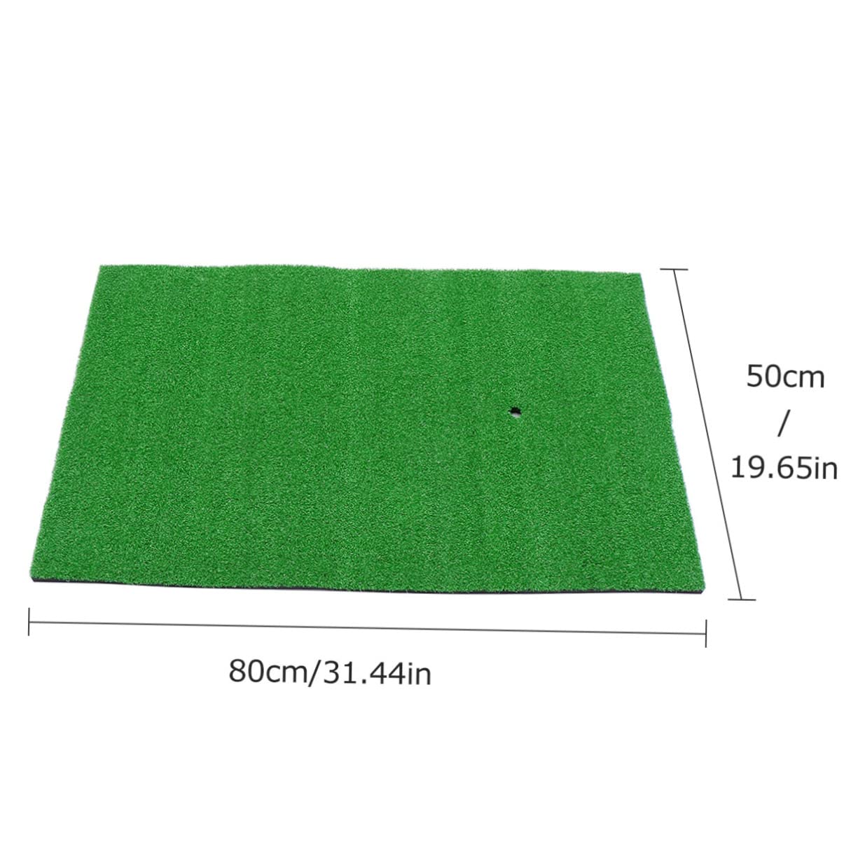 ifundom Indoor Golf Practice Mat Portable Turf Pad for Durable Hitting Surface with Realistic Feel for Use Includes Tee