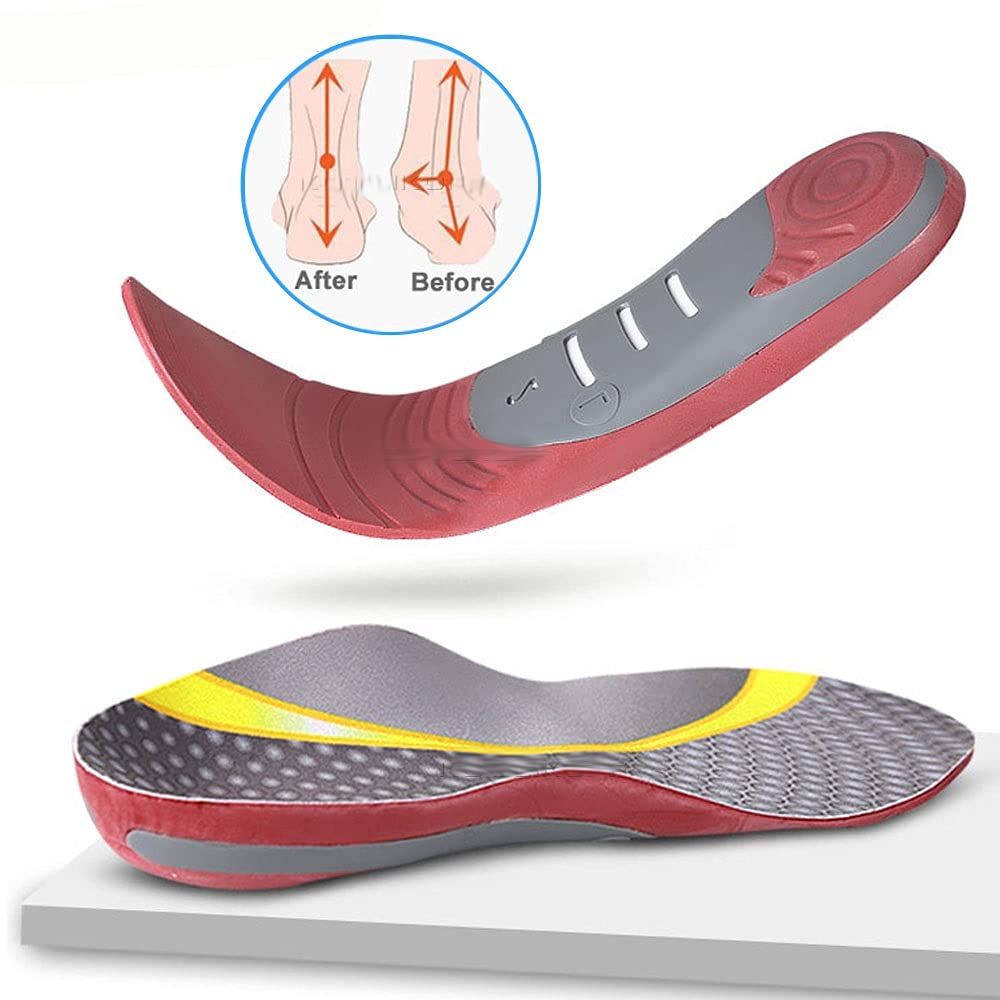 Solette di Supporto ' ' ortotico Solette 3D Supporto per 3D Piedi Piatti Inserti Pad Donne Uomo Ortopedico Dolore al Piede(6 Pairs,L EU 42-45)