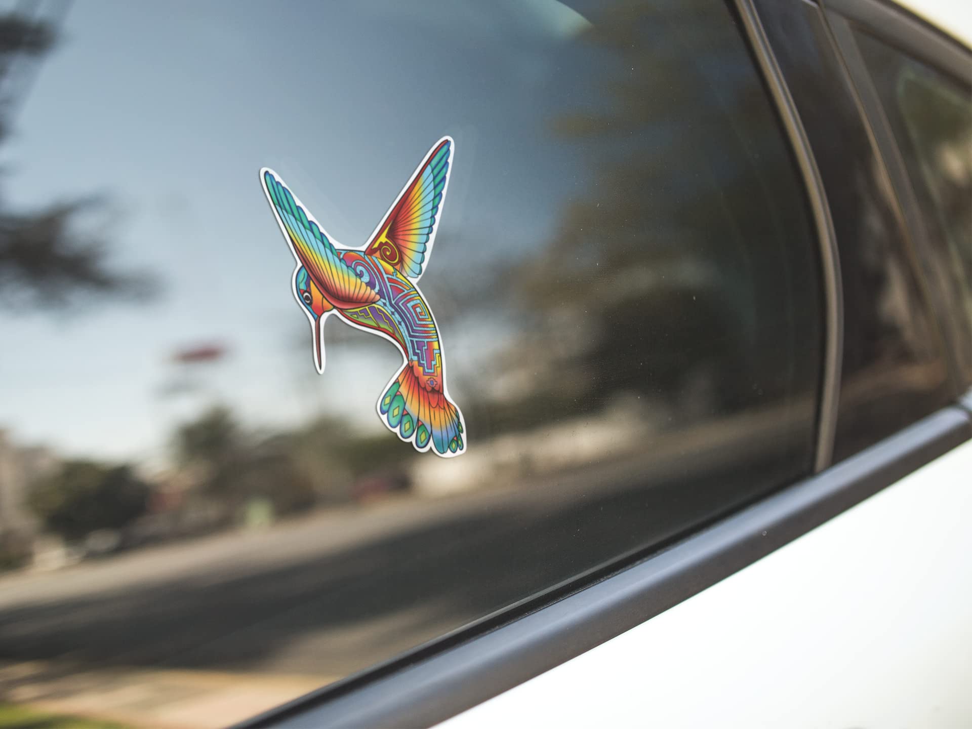 Hummingbird 4 Inch Waterproof Decal Sticker Tribal Horse American Patriot Mountain Cherokee Nation Dream Catcher Buffalo Native Moon Teepee Scorpion