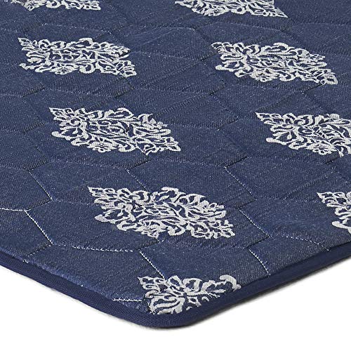 Image of duroflex Flexi - Double Sided Usage Multi-Purpose Travel Friendly, Outdoor Camping, Lightweight, Single Size Soft Foam Slim Roll UP Mattress (78 X 30 X 1 Inches), Blue