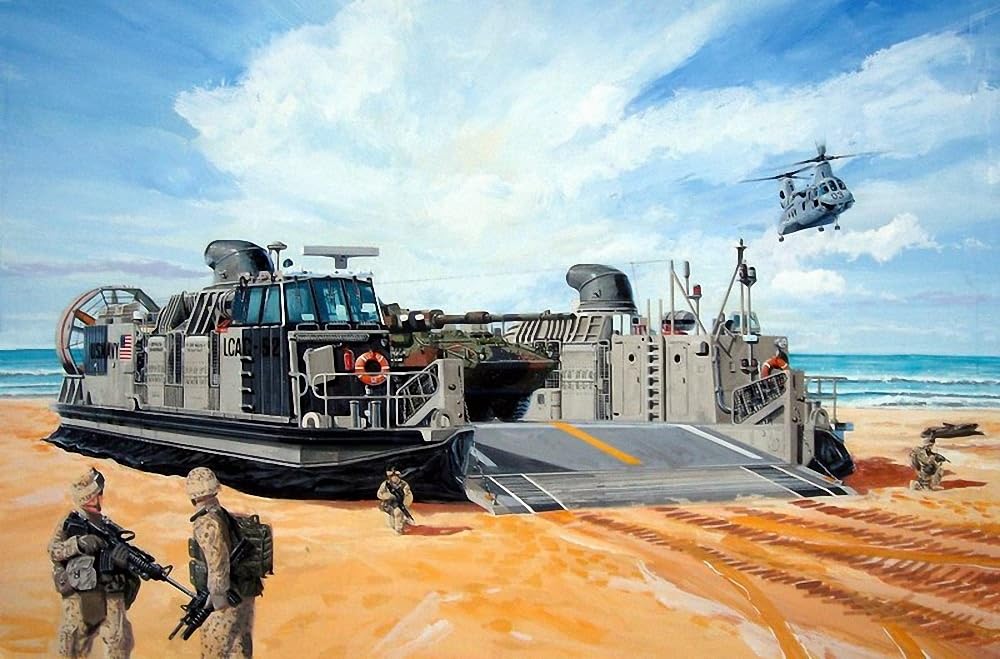 らららん　アメリカ海軍グッズセット Amazon | LCAC SMC Landing Craft/Air Cushion 1/144 Trumpeter