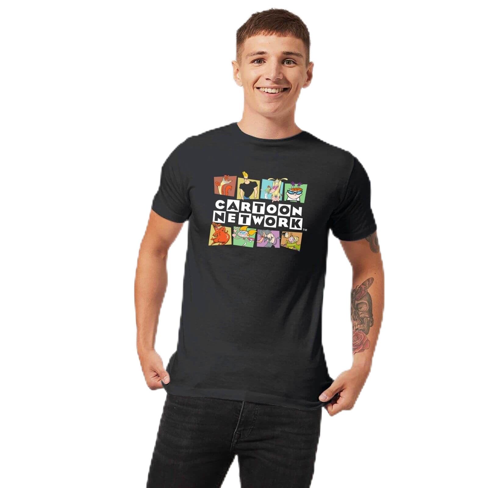 Cartoon Network Logo Characters Men's T-Shirt - Black - L
