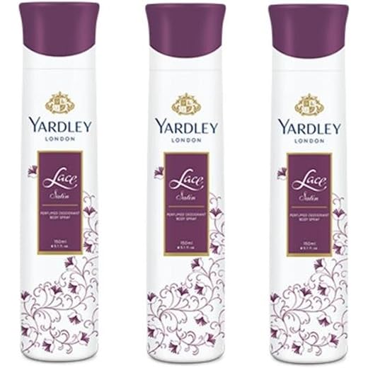 Yardley London Lace Satin Deodorant Spray For Women 150 ML