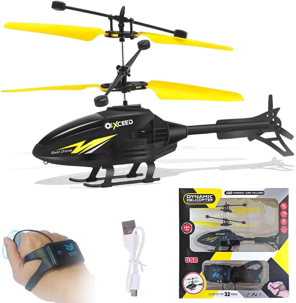 Remote Control Helicopter,RC Helicopter Toy, Mini RC Helicopter Remote Control Flying Toy Aircraft Model Toys,High&Low Speed,Mini Helicopters Models Gifts for Beginner Birthday, Christmas-E