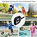 Graphite Pickleball Paddles Set of 2 USAPA Pro Pickleball Racquet w/ 4 Pickleball Balls, Carbon Fiber Pickleball Paddle w/Polypropylene Honeycomb Core, 4.72 in Grip Lightweight