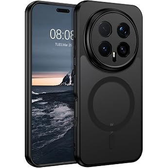 YINLAI f r Honor Magic 8 Pro H lle Kompatibel mit MagSafeHandyh lle Magnetisch Cover Case Translucent Matt Sto fest Schutzh lle f r Honor Magic 8 Pro 5G 6.71Schwarz