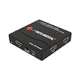J-Tech Digital HDMI Splitter 4K 60Hz 1X4 Multi-Resolution Output (MRO) HDMI 2.0 Splitter Supports downscale HDR HDR10 / Dolby Vision 4K@60Hz 4:4:4 HDCP2.3 2.2 (JTECH-4KSP4)