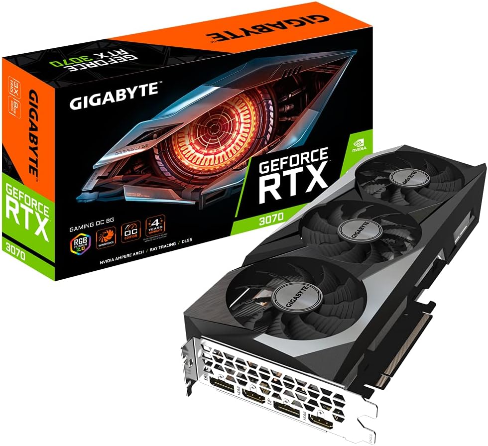 Gigabyte GeForce RTX 3070 GAMING OC 8G (rev. 2.0) NVIDIA 8 GB GDDR6