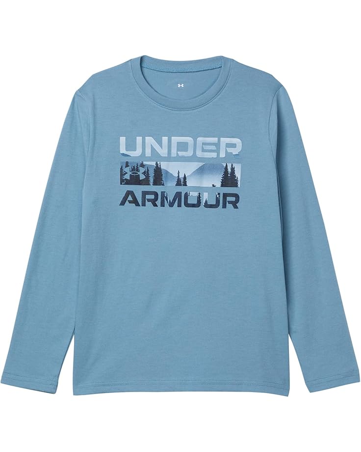 Under Armour Kids Stacked Logo Tee (Big Kid) - Main View