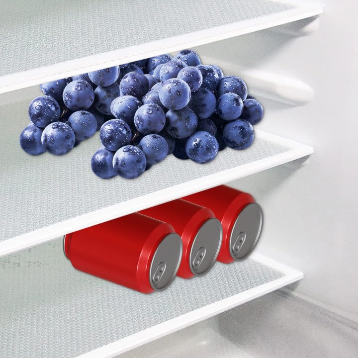 Tappetini Frigorifero Antimuffa 8 Pezzi | 29x45 Cm | EVA Tagliabile | Lavabile | Per Cassetti E Armadi - Foto 10