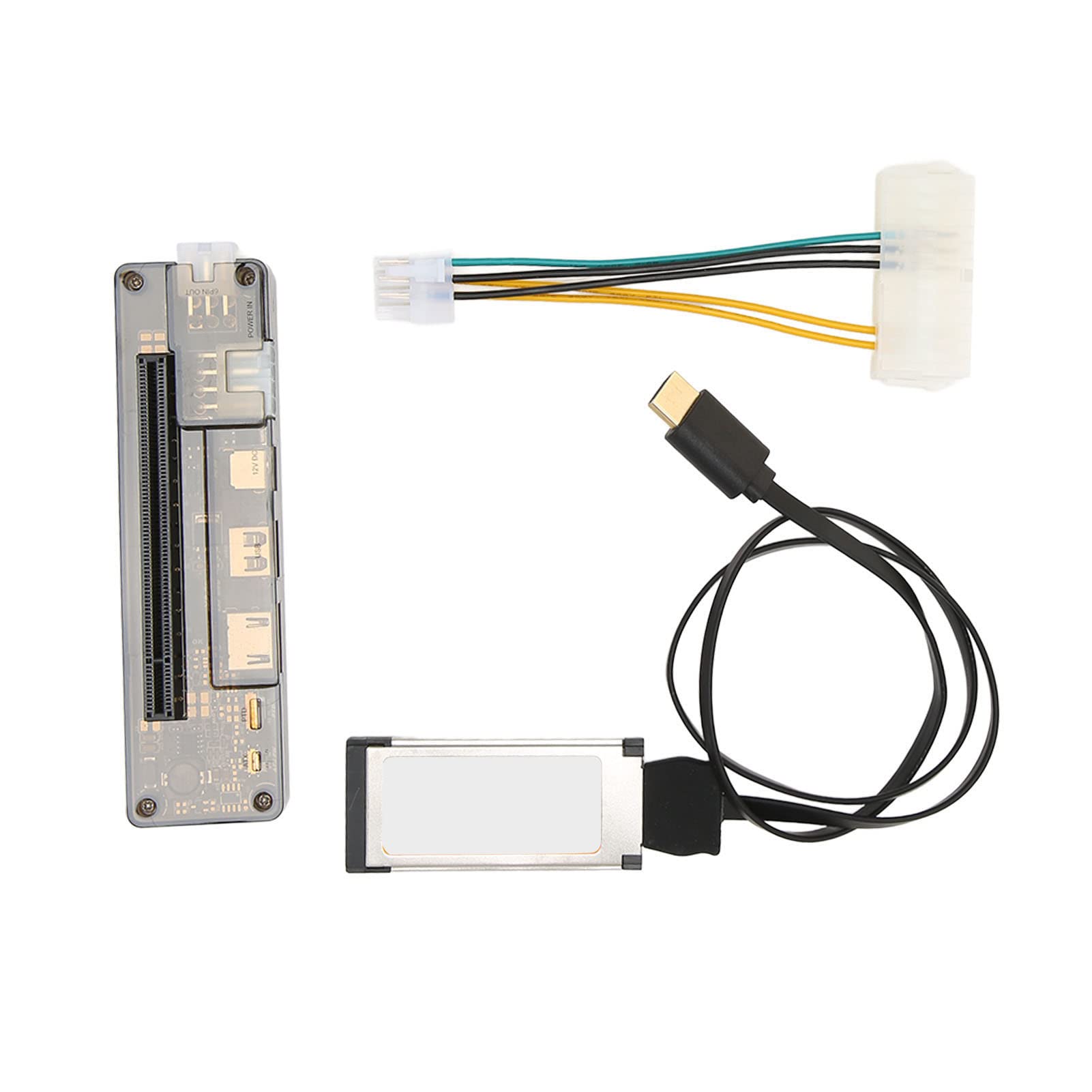 Generic EXP GDC Base para Tarjeta Gráfica para Computadora Portátil Conexión Fácil Ideal para Computación GPU Base para Tarjeta de Video Externa ABS Resistente para Computadora Portátil