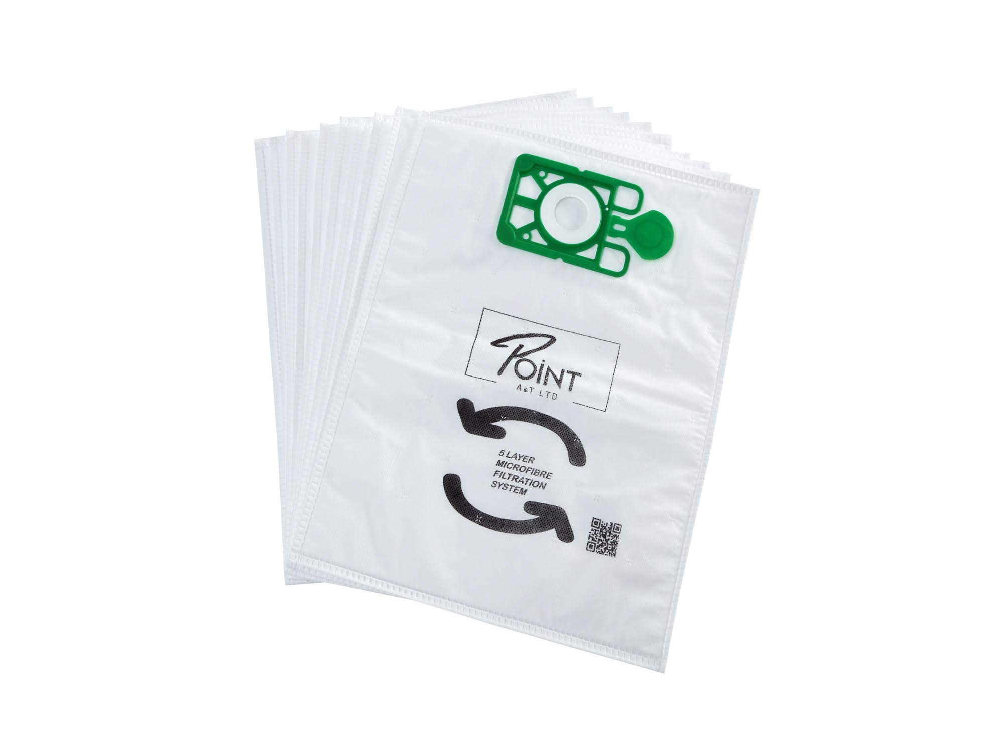 Point Vacuum Cleaner Microfibre Dust Bag for Numatic Henry Hetty Hoover Bags Basil and James Pack of 10