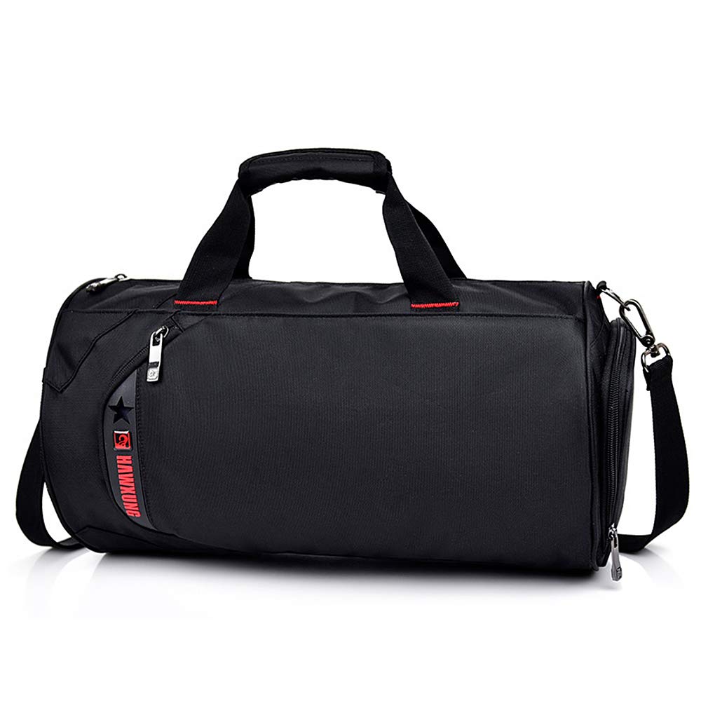 YortenSports Gym Bag with Separate Wet Pocket and Shoes Compartment Travel Duffel Bag Weekender Bag Handbag for Men and Women