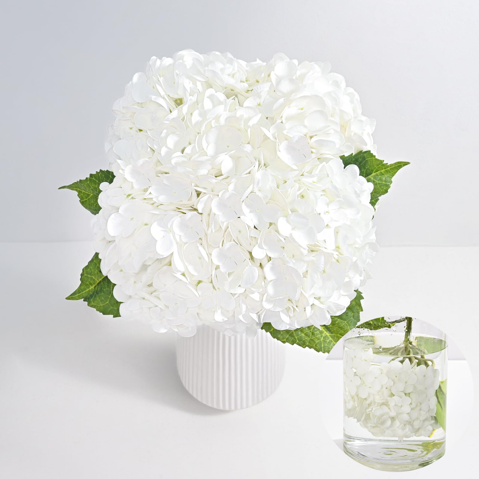 Amazon.com: MARTINE MALL 4Pcs 21in Hydrangea Artificial Flowers
