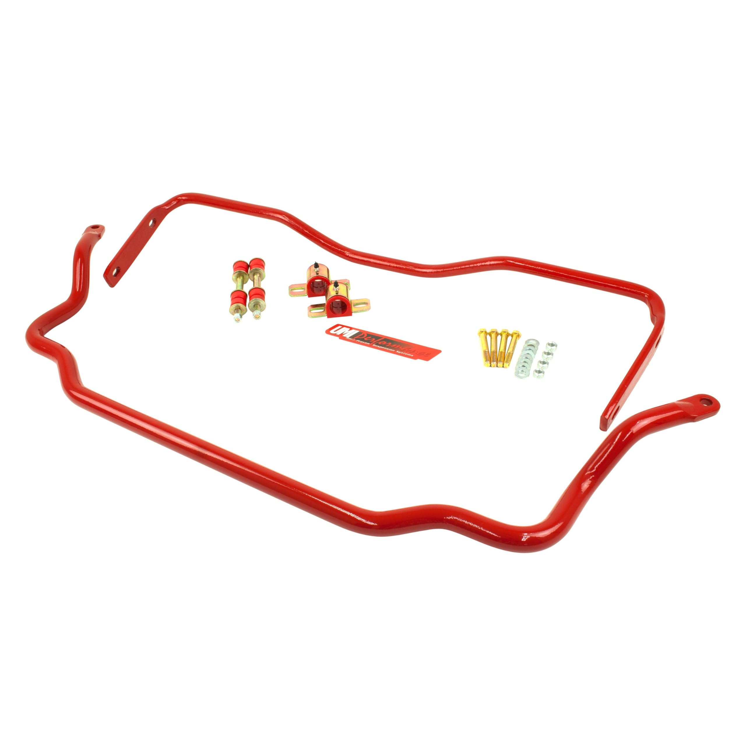 UMI Performance 303534-R Solid Front & Rear Sway Bar Kit