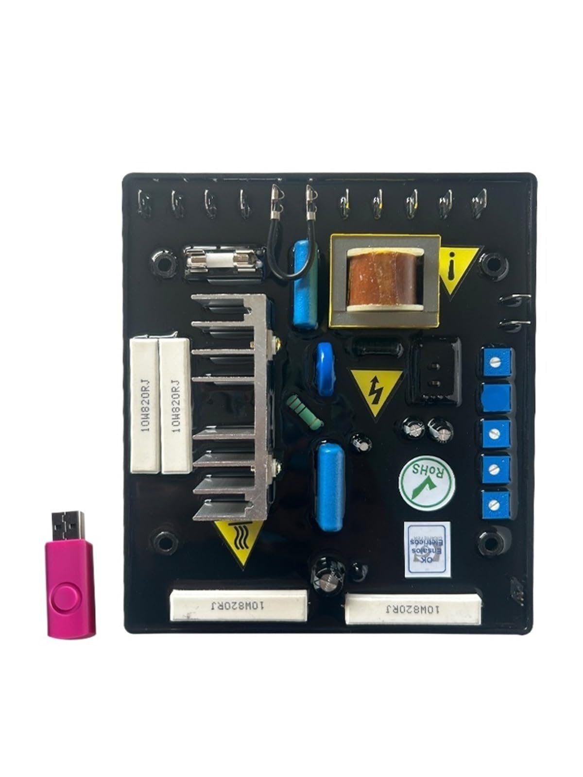 ANERTQUIH 1pcs GRT7-TH4E voltage regulator board avr diesel generator accessories automatic(Copy)
