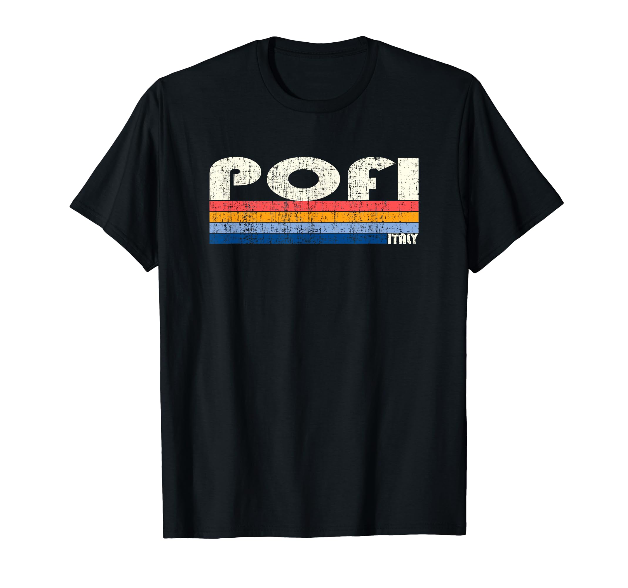 Pofi, Italy Retro 70s 80s Style T-Shirt