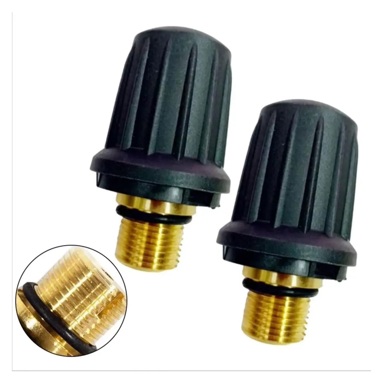 Tapa depósito Limpiador Vapor Repuesto válvula Sellado Seguro | Junta tórica negra 4.590-105.0 6.363-279.0, repuesto compatible limpiador vapor Karcher(2 PACK)