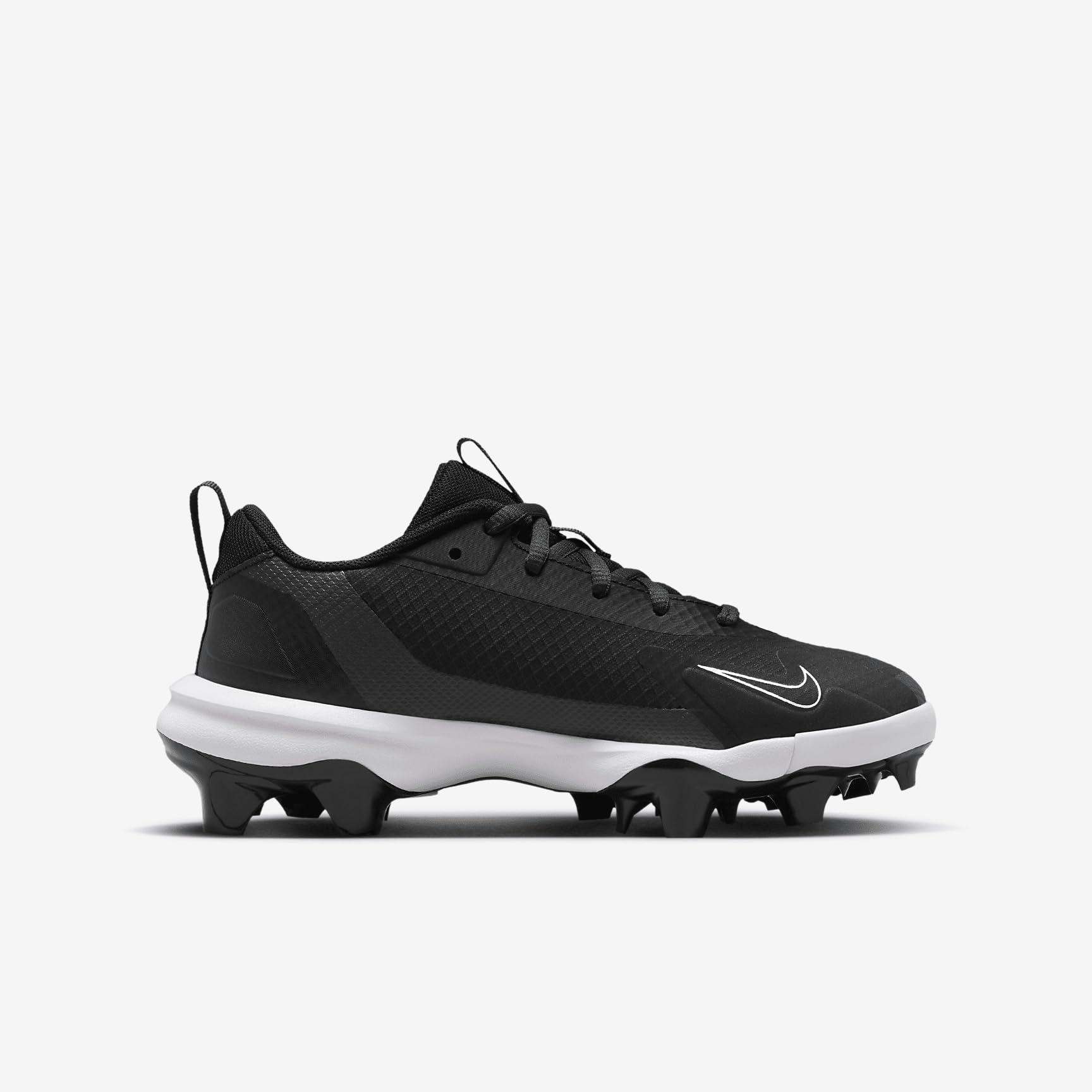 Nike Force Trout 9 Pro MCS Big Kids' Baseball Cleats (FZ0916-001, Black/Anthracite/White) Size 2