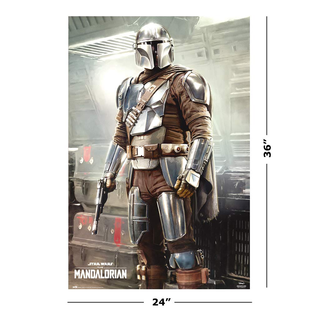 スターウォーズ　THE MANDALORIAN ポスター Amazon.co.jp: スター・ウォーズ:マンダロリアンポスター ライト