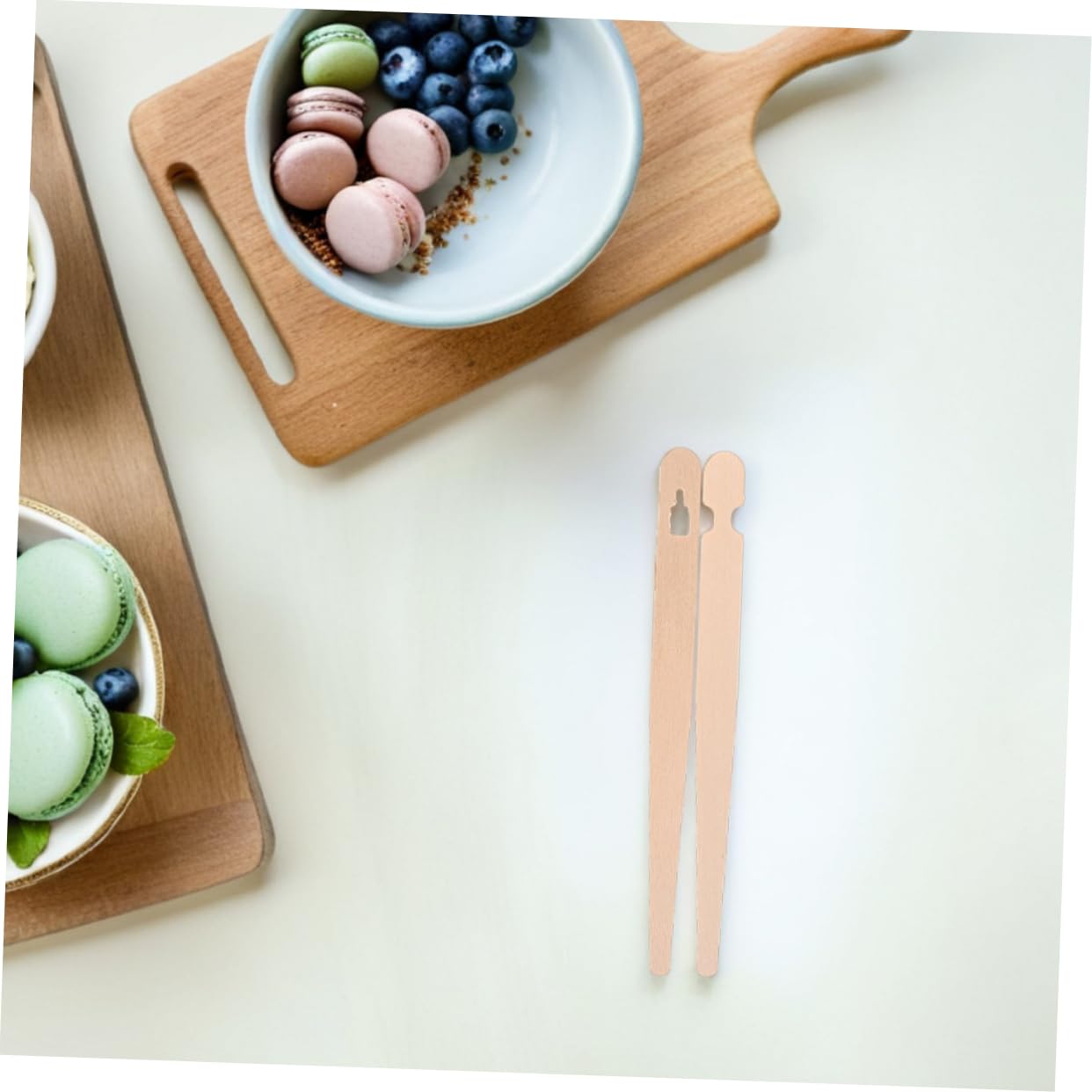 200 Paires Pince Jetables pour Entraînement Aux Baguettes Clips Aide Prise Main pour Garçon Fille et Adultes Ustensiles Multifonctionnels pour Pâtisseries et Aliments