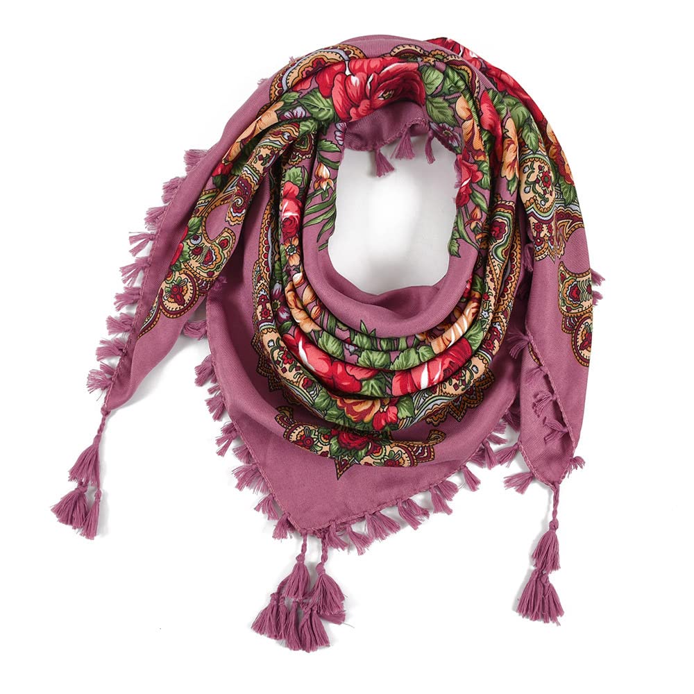 guaizhou Russian Square Scarf ukrainian head Scarfs Shawl Muslim Hijab Wraps Headwear for Women