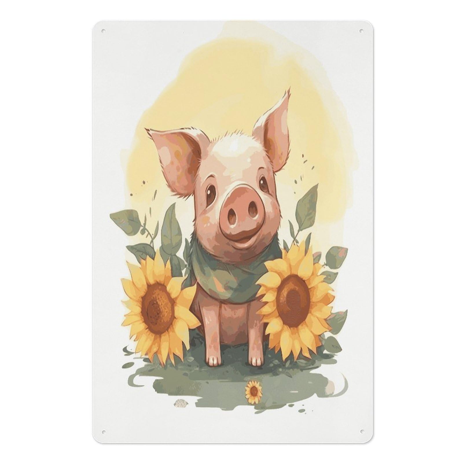 Adfgyerh Style Smiling (28) Tin Sign Hanging Art Prints,Wall Decor For Gifting And Party Decoration 7.9X11.8 Inch,Wall Art For Home Garden Greenhouse Living Room Bedroom Yard