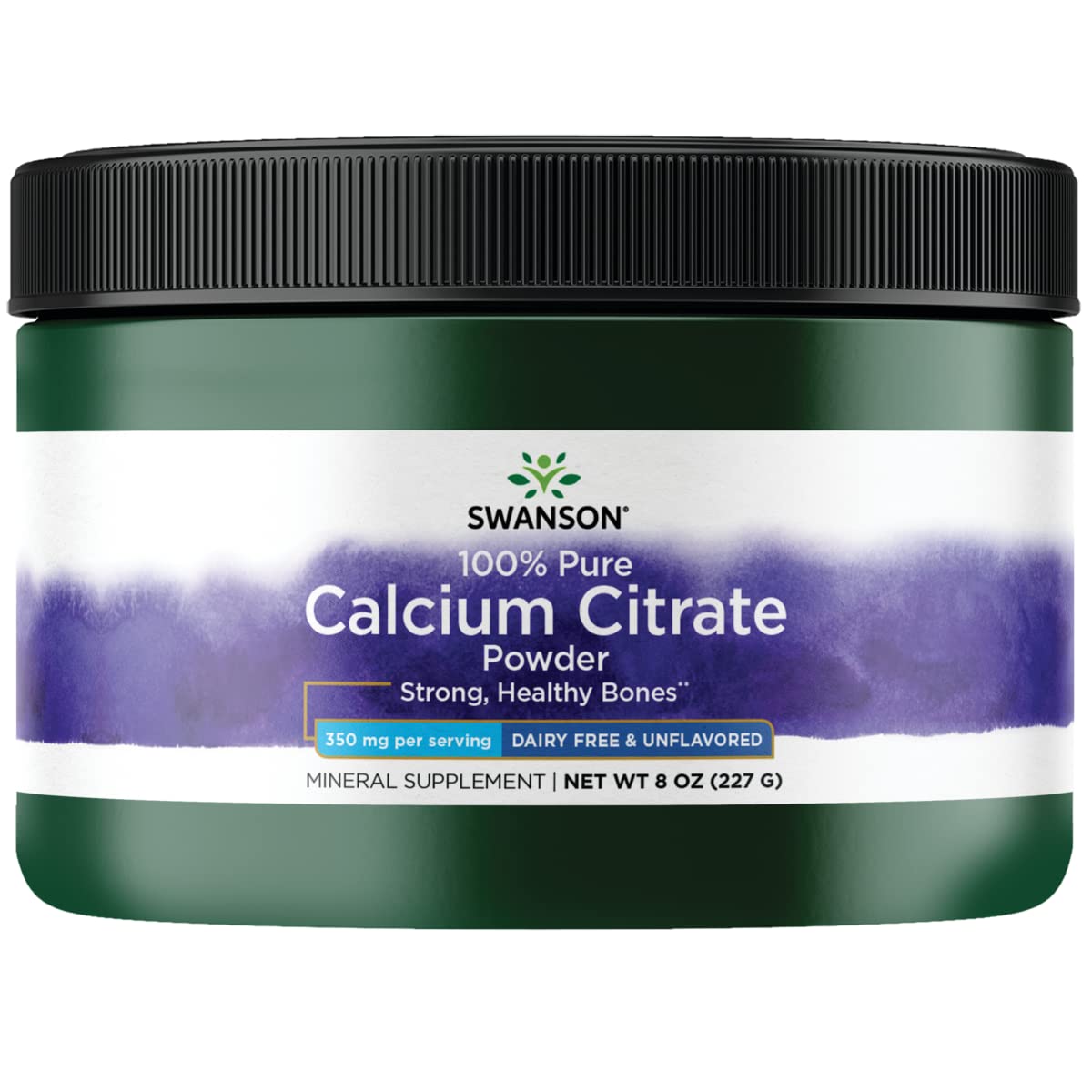 Swanson 100% Pure Calcium Citrate Bone Support Powder 8 oz